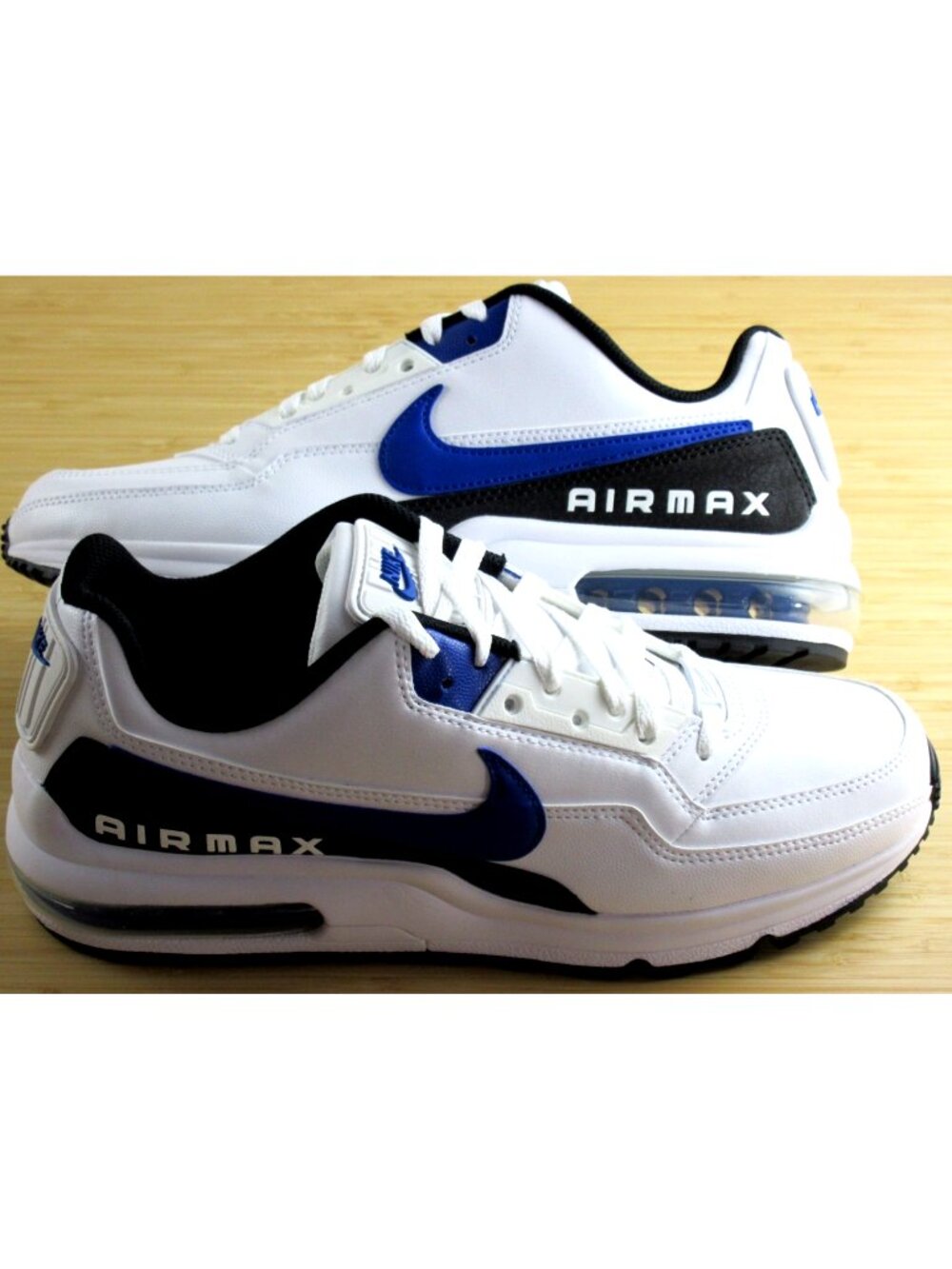Nike Men's Air Max LTD 3 Running Lifestyle Shoes White Royal Blue Black Size 14